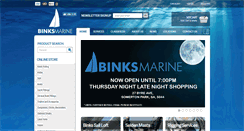 Desktop Screenshot of binksmarine.com.au